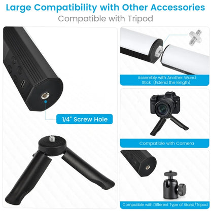 VLOGLITE W200RGB Full Colorful Handheld Fill Light Stick Live Photography Ambient Light Outdoor Lighting -  by VLOGLITE | Online Shopping UK | buy2fix