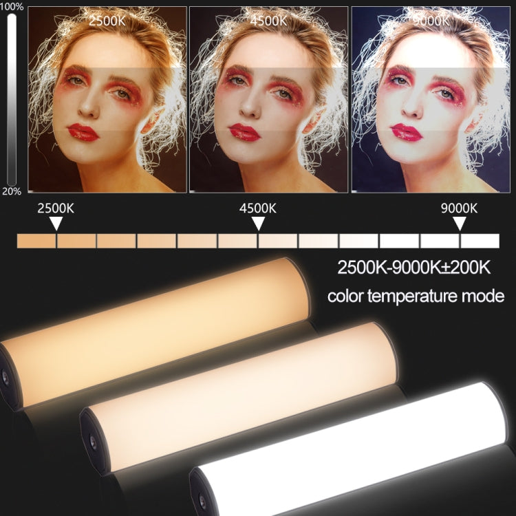 VLOGLITE W200RGB Full Colorful Handheld Fill Light Stick Live Photography Ambient Light Outdoor Lighting -  by VLOGLITE | Online Shopping UK | buy2fix