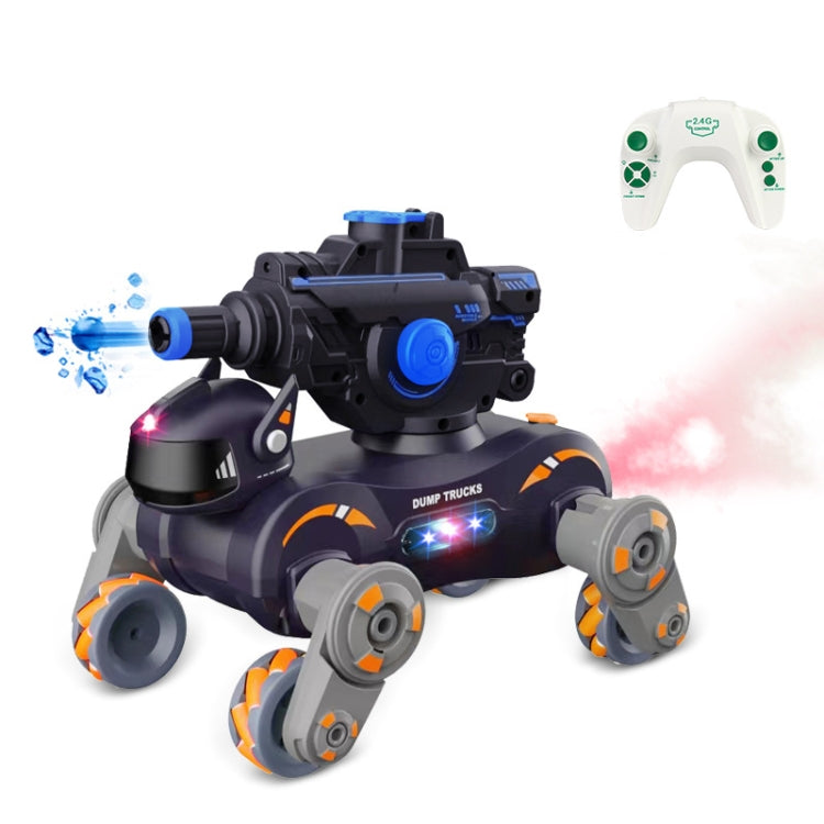 Eight Wheel Stunt Robot Dog Smart Gesture Sensor RC Kids Toy Car With Lights Music Spray Car, Style: Tank Orange Single RC - RC Cars by buy2fix | Online Shopping UK | buy2fix