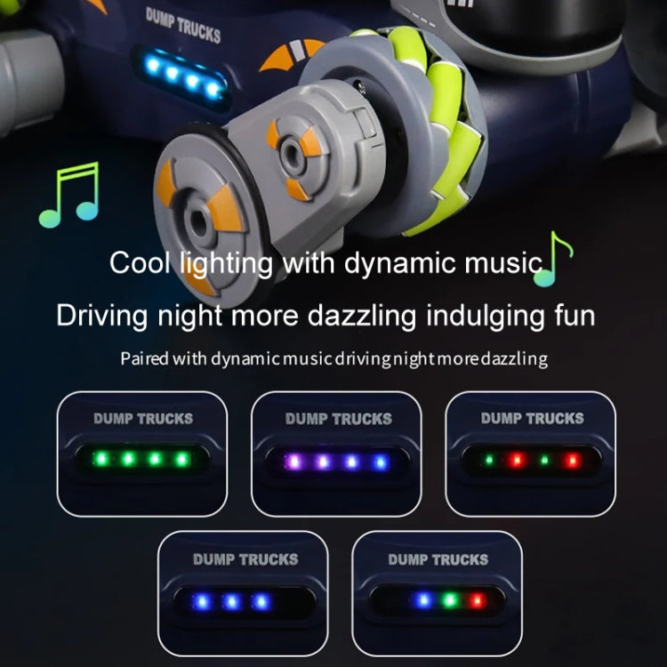 Eight Wheel Stunt Robot Dog Smart Gesture Sensor RC Kids Toy Car With Lights Music Spray Car, Style: Tank Green Dual RC - RC Cars by buy2fix | Online Shopping UK | buy2fix