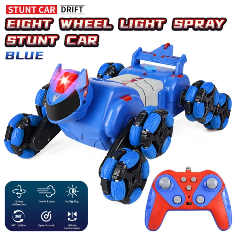 2.4G Kids Remote Control Toy Car Stunt Robot Dog Gesture Sensor Lights Music Spray Climbing Car, Color: Red Dual RC - RC Cars by buy2fix | Online Shopping UK | buy2fix