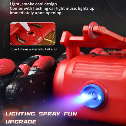 2.4G Kids Remote Control Toy Car Stunt Robot Dog Gesture Sensor Lights Music Spray Climbing Car, Color: Red Single RC - RC Cars by buy2fix | Online Shopping UK | buy2fix
