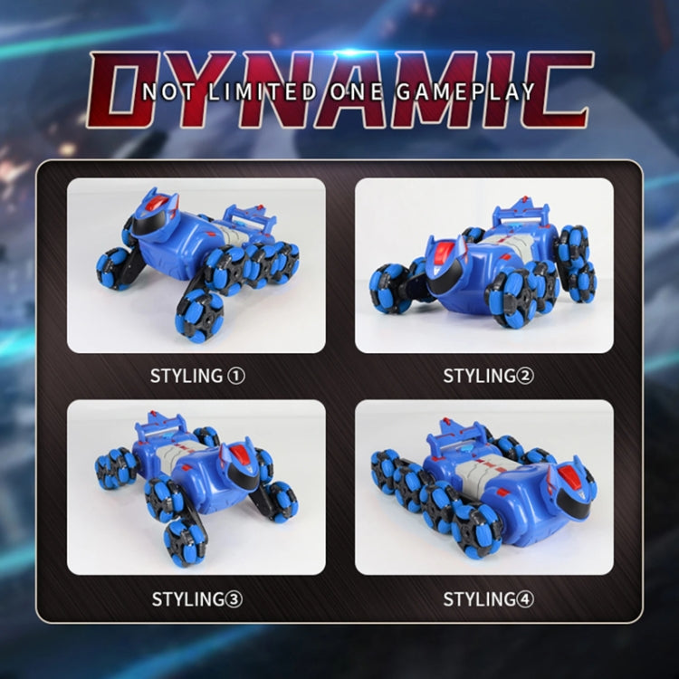 2.4G Kids Remote Control Toy Car Stunt Robot Dog Gesture Sensor Lights Music Spray Climbing Car, Color: Blue Single RC - RC Cars by buy2fix | Online Shopping UK | buy2fix