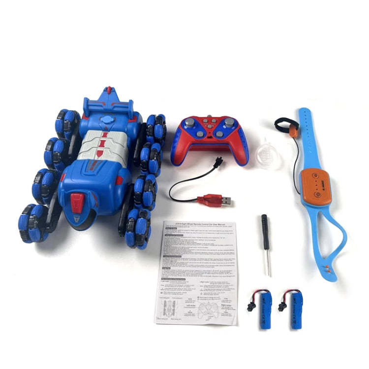 2.4G Kids Remote Control Toy Car Stunt Robot Dog Gesture Sensor Lights Music Spray Climbing Car, Color: Red Single RC - RC Cars by buy2fix | Online Shopping UK | buy2fix