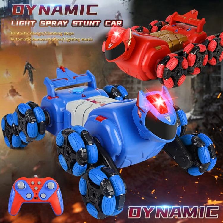 2.4G Kids Remote Control Toy Car Stunt Robot Dog Gesture Sensor Lights Music Spray Climbing Car, Color: Red Dual RC - RC Cars by buy2fix | Online Shopping UK | buy2fix