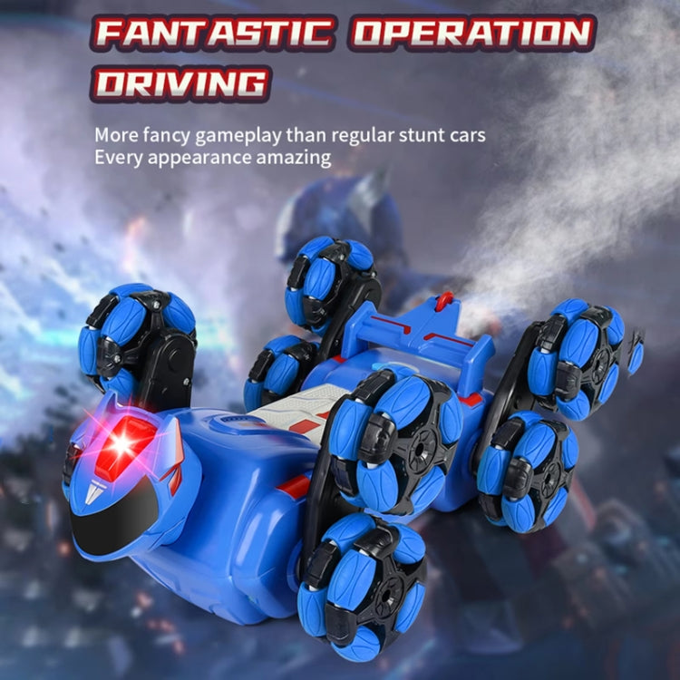 2.4G Kids Remote Control Toy Car Stunt Robot Dog Gesture Sensor Lights Music Spray Climbing Car, Color: Blue Single RC - RC Cars by buy2fix | Online Shopping UK | buy2fix