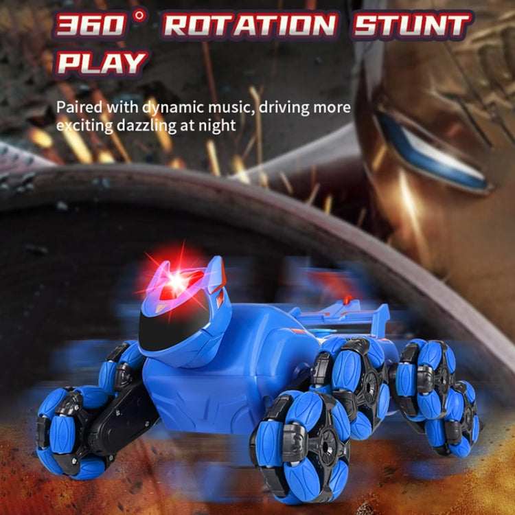 2.4G Kids Remote Control Toy Car Stunt Robot Dog Gesture Sensor Lights Music Spray Climbing Car, Color: Red Single RC - RC Cars by buy2fix | Online Shopping UK | buy2fix