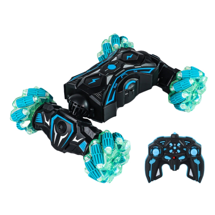 2.4G Spray RC Car Gesture Sensor Music Lights Twist Stunt Drift Car Double Side Driving Buggy Toy, Color: Handle RC Blue - RC Cars by buy2fix | Online Shopping UK | buy2fix