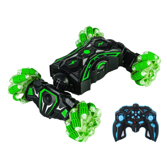 2.4G Spray RC Car Gesture Sensor Music Lights Twist Stunt Drift Car Double Side Driving Buggy Toy, Color: Handle RC Green - RC Cars by buy2fix | Online Shopping UK | buy2fix