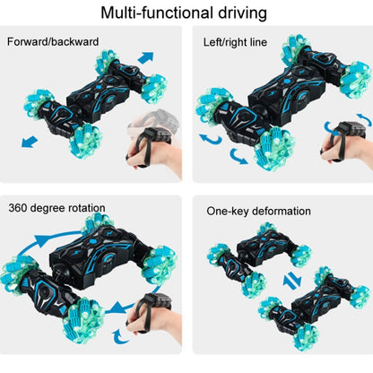 2.4G Spray RC Car Gesture Sensor Music Lights Twist Stunt Drift Car Double Side Driving Buggy Toy, Color: Handle RC Green - RC Cars by buy2fix | Online Shopping UK | buy2fix