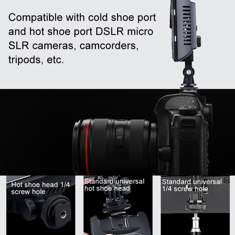 WS-300II Video Fill Light Dual Color Temperature LED Beauty Shooting Light, Spec: Single Lamp+EU Plug Adapter -  by buy2fix | Online Shopping UK | buy2fix