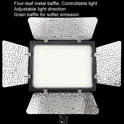 WS-300II Video Fill Light Dual Color Temperature LED Beauty Shooting Light, Spec: Single Lamp+EU Plug Adapter -  by buy2fix | Online Shopping UK | buy2fix