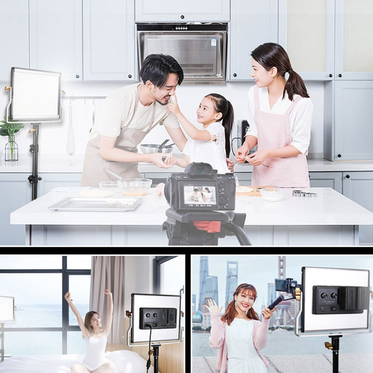 Photography Live LED Fill Light Film And Television Shooting Portrait Soft Video Lighting, Spec: W480 Lamp+EU Plug Adapter -  by buy2fix | Online Shopping UK | buy2fix