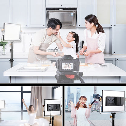 Photography Live LED Fill Light Film And Television Shooting Portrait Soft Video Lighting, Spec: W480 Lamp+US Plug Adapter -  by buy2fix | Online Shopping UK | buy2fix