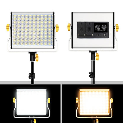 Photography Live LED Fill Light Film And Television Shooting Portrait Soft Video Lighting, Spec: W660 Lamp+UK Plug Adapter -  by buy2fix | Online Shopping UK | buy2fix