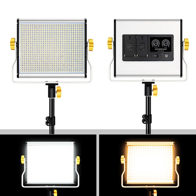 Photography Live LED Fill Light Film And Television Shooting Portrait Soft Video Lighting, Spec: W660 Lamp+EU Plug Adapter -  by buy2fix | Online Shopping UK | buy2fix