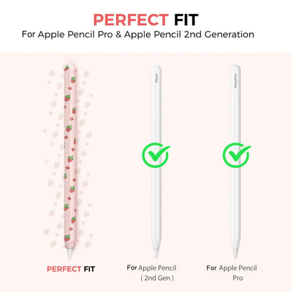 For Apple Pencil Pro / 2 AhaStyle PT65FT Silicone Pen Case(Grape) - Pencil Accessories by AhaStyle | Online Shopping UK | buy2fix