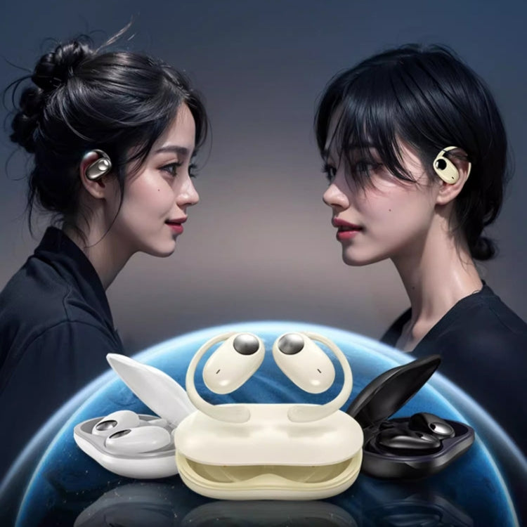 Wireless Hanging Ear Bluetooth Earphone Bone Conduction No In-Ear Open Sports Earphones(White) - Bluetooth Earphone by buy2fix | Online Shopping UK | buy2fix