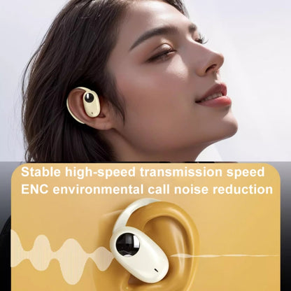 Wireless Hanging Ear Bluetooth Earphone Bone Conduction No In-Ear Open Sports Earphones(White) - Bluetooth Earphone by buy2fix | Online Shopping UK | buy2fix