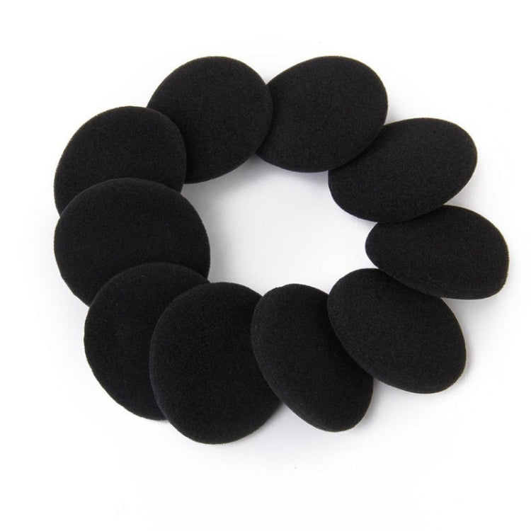10pcs Sponge Ear Pads For Headphones Replacement Cushions 45mm - Earmuff & Pad by buy2fix | Online Shopping UK | buy2fix