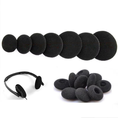 10pcs Sponge Ear Pads For Headphones Replacement Cushions 45mm - Earmuff & Pad by buy2fix | Online Shopping UK | buy2fix