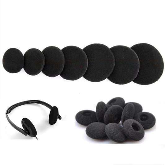 10pcs Sponge Ear Pads For Headphones Replacement Cushions 40mm - Earmuff & Pad by buy2fix | Online Shopping UK | buy2fix