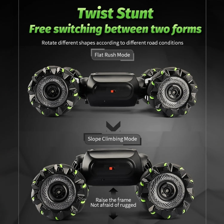 Children RC Car Toy Lights Electric Gesture Sensor Remote Control Twisting Stunt Car, Color: Green Single RC(1:12) - RC Cars by buy2fix | Online Shopping UK | buy2fix