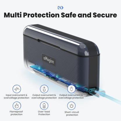 For DJI Osmo 360/Action 5 Pro aMagisn Battery Charger Fast Charging Box Storage Compartment - Cable & Charger by aMagisn | Online Shopping UK | buy2fix