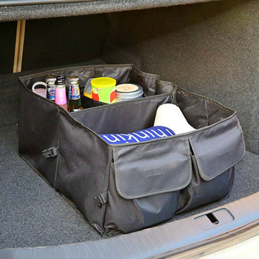 Car Trunk Portable Foldable Organizing And Storing Box(Black) by buy2fix