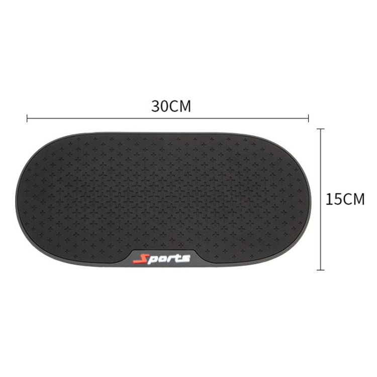 Car Center Console Heat Resistant Placement Non-Marking Adhesive Anti-Slip Mat, Style: No Smoking 9809B - Car Anti-Slip Mats by buy2fix | Online Shopping UK | buy2fix