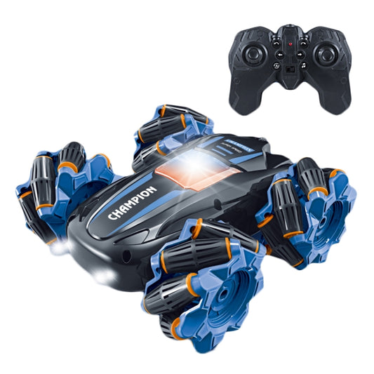2.4G Stunt RC Car Drift Car Double-sided Racing Tumble Buggy Toy, Style: Single RC Blue - RC Cars by buy2fix | Online Shopping UK | buy2fix