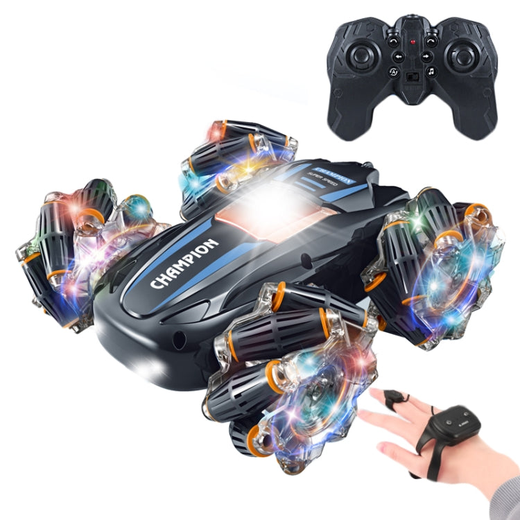 2.4G Stunt RC Car Drift Car Double-sided Racing Tumble Buggy Toy, Style: Dual RC Blue Light Wheel - RC Cars by buy2fix | Online Shopping UK | buy2fix