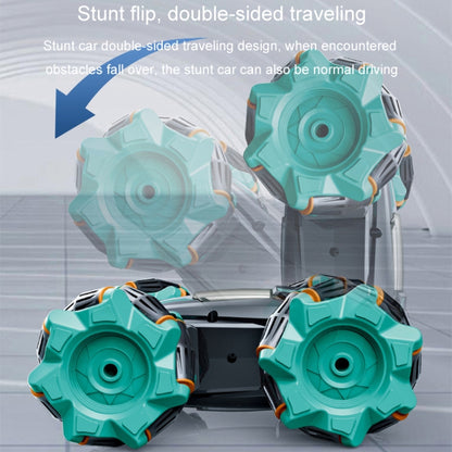 2.4G Stunt RC Car Drift Car Double-sided Racing Tumble Buggy Toy, Style: Dual RC Green Light Wheel - RC Cars by buy2fix | Online Shopping UK | buy2fix