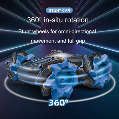 2.4G Stunt RC Car Drift Car Double-sided Racing Tumble Buggy Toy, Style: Single RC Blue - RC Cars by buy2fix | Online Shopping UK | buy2fix