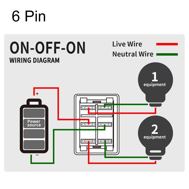 FILN 220V 30A Split Dustproof Boat-type Switch With Light, Specifications: Waterproof 4 Pin 2 Gear Yellow Light by FILN