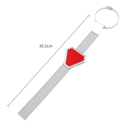Car Triangle Night Reflective Static Eliminator Metal Grounding Strip(Yellow) by buy2fix