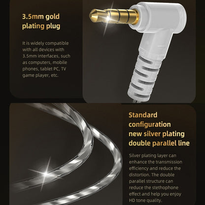 QKZ HBB Standard 3.5mm Mobile Phone Earphones Sports In-Ear Pluggable Stage Earphone - In Ear Wired Earphone by QKZ | Online Shopping UK | buy2fix