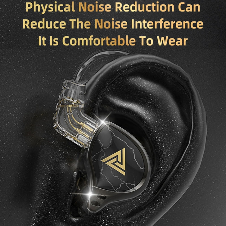 QKZ HBB With Microphone 3.5mm Mobile Phone Earphones Sports In-Ear Pluggable Stage Earphone - In Ear Wired Earphone by QKZ | Online Shopping UK | buy2fix