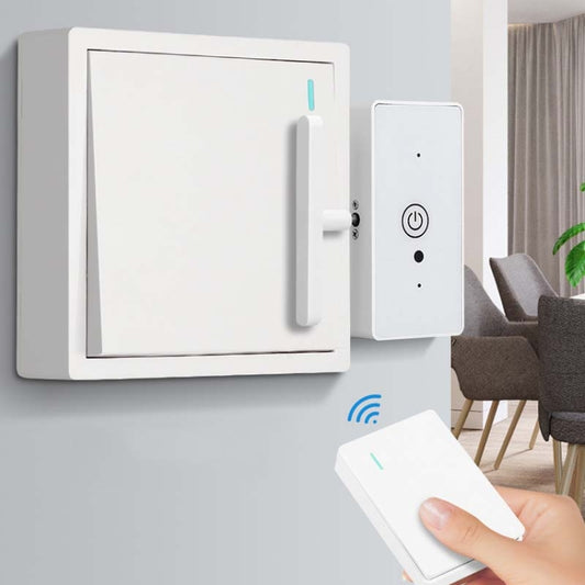 HanPai Heightened Intelligent Remote Control Home Use No Wiring Lazy Lights Off Tool(RF Model White) by buy2fix