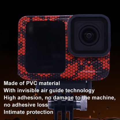 For GOPro HERO13 Black Camera Stickers Body Protective Film, Style: 11 Circuit Red - Stickers by buy2fix | Online Shopping UK | buy2fix