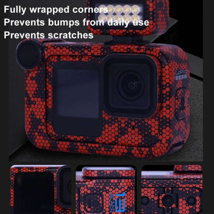 For GOPro HERO13 Black Camera Stickers Body Protective Film, Style: 08 Circuit White - Stickers by buy2fix | Online Shopping UK | buy2fix