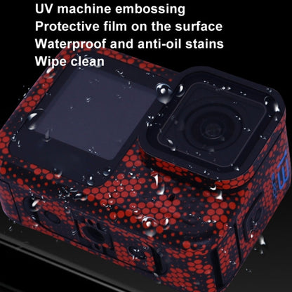 For GOPro HERO13 Black Camera Stickers Body Protective Film, Style: 11 Circuit Red - Stickers by buy2fix | Online Shopping UK | buy2fix
