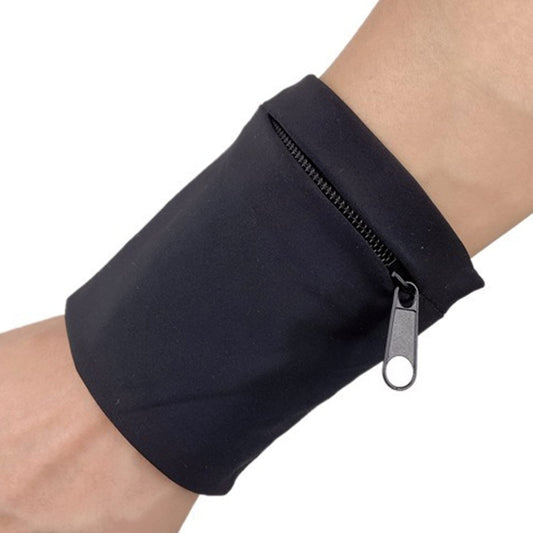 Outdoor Fitness Elastic Band Mobile Phone Arm Bag(Black) - Other by buy2fix | Online Shopping UK | buy2fix