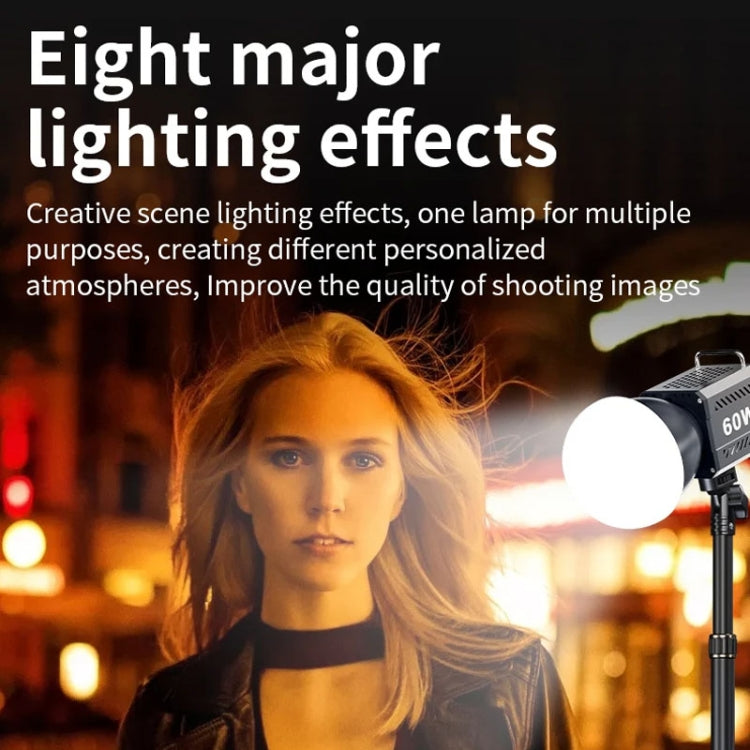 Desiontal ZU-60 60W Hand-Held Camera Light High Power Fill Light, EU Plug, Spec: Standard -  by Desiontal | Online Shopping UK | buy2fix