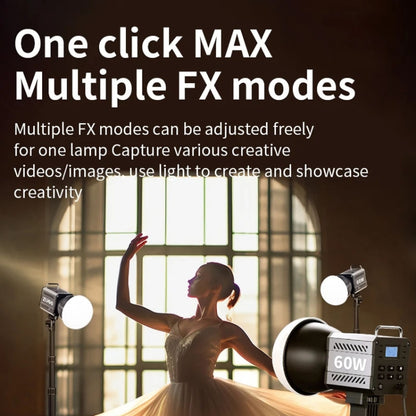 Desiontal ZU-60 60W Hand-Held Camera Light High Power Fill Light, EU Plug, Spec: Standard -  by Desiontal | Online Shopping UK | buy2fix