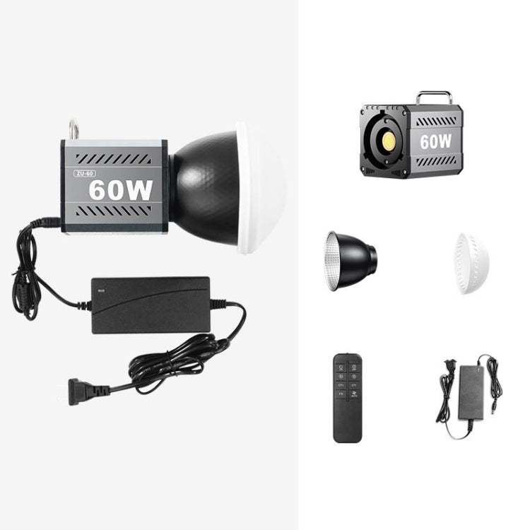 Desiontal ZU-60 60W Hand-Held Camera Light High Power Fill Light, EU Plug, Spec: Standard -  by Desiontal | Online Shopping UK | buy2fix