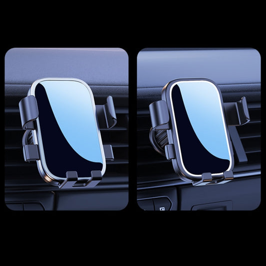 For 17mm Universal Ball Head Car Mobile Phone Holder, Without Base, Style: Y96 Silver Edge by buy2fix