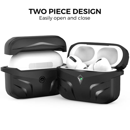 For Airpods Pro 2 AhaStyle PT140 Diamond Edge TPU Split Drop Protection Case, Color: Green by AhaStyle