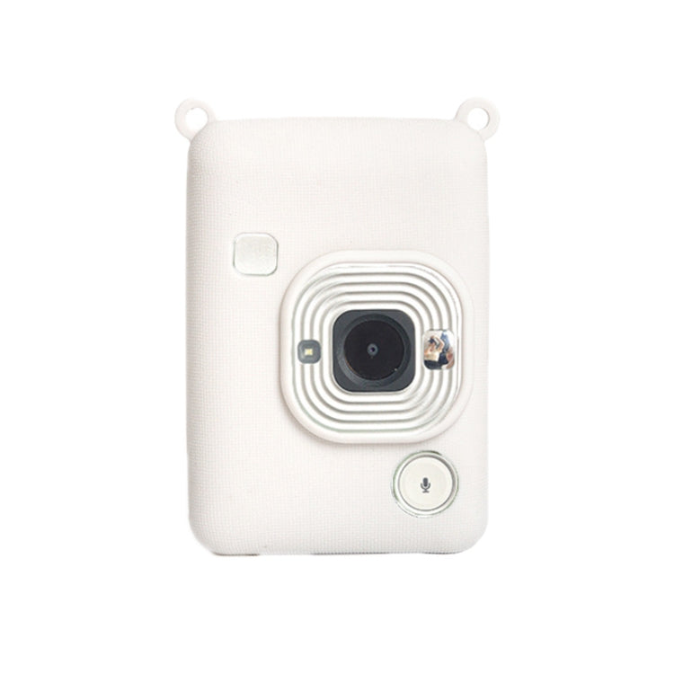 For FUJIFILM instax Mini Liplay Wear-resistant Anti-fall Silicone Soft Case(White) - Protective Case by buy2fix | Online Shopping UK | buy2fix