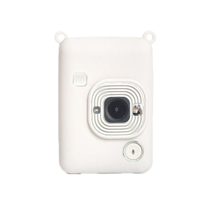 For FUJIFILM instax Mini Liplay Wear-resistant Anti-fall Silicone Soft Case(White) - Protective Case by buy2fix | Online Shopping UK | buy2fix